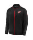 Men's Black Detroit Red Wings Authentic Pro Locker Room Full-Zip Jacket