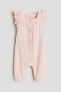 Фото #1 товара Ruffle-trimmed Muslin Romper Suit