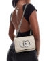 Фото #2 товара Steve Madden Blyssa shoulder bag with chain strap in taupe