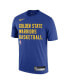 Men's Royal Golden State Warriors 2023/24 Sideline Legend Performance Practice T-shirt