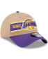 Фото #3 товара Men's Tan/Purple Los Angeles Lakers 2024 NBA Draft 9TWENTY Adjustable Hat