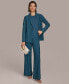 ფოტო #5 პროდუქტის Women's Textured Two-Button Blazer