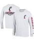 Фото #1 товара Men's White Cincinnati Bearcats Team Stack Long Sleeve T-shirt