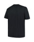 ფოტო #2 პროდუქტის Men's Black San Francisco Giants Big Tall Double Header T-Shirt