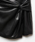 Women's Leather-Effect Culottes