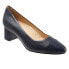 Фото #2 товара Trotters Kiki T1957-400 Womens Blue Narrow Leather Pumps Heels Shoes 9