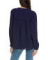 Eileen Fisher Mandarin Collar Silk Shirt Women's