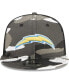 Фото #2 товара Men's Urban Camo Los Angeles Chargers 9FIFTY Trucker Snapback Hat