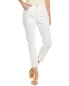 Фото #1 товара 7 For All Mankind Josefina Squiggle White Feminine Boyfriend Jean Women's White