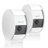 Somfy 1870469 - Pack of 2 Indoor Cameras | Motorised Shutter | Motion Detector & Night Vision | Speaker & Microphone - IP security camera - Indoor - Wired & Wireless - CE - RoHS - White - Box