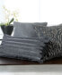 Фото #5 товара Home Moonscape Reversible Textured Jacquard Charcoal Full/Queen Duvet Cover