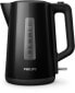 Фото #1 товара Philips 3000 series Series 3000 HD9318/20 Plastic kettle - 1.7 L - 2200 W - Black - Plastic - Water level indicator