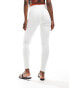 Фото #4 товара Pimkie high waisted skinny jeans in white