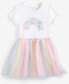 Фото #4 товара Toddler Girls Rainbow Tulle Dress, Created for Macy's