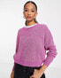 Фото #2 товара Cotton:On ribbed knitted jumper in pink