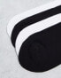 Dickies genola crew socks in white and black multi two pack