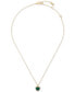 Фото #1 товара kate spade new york cubic Zirconia Heart Halo Pendant Necklace, 16" + 3" extender