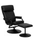 Фото #1 товара Multi-Position Headrest Recliner & Ottoman W/ Wrapped Base