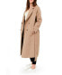 ფოტო #2 პროდუქტის Women's Standing Still Belted Coat