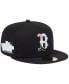 Фото #1 товара Men's Black Boston Red Sox Multi-Color Pack 59FIFTY Fitted Hat