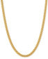 Фото #1 товара Macy's cuban Link 22" Chain Necklace in 18k Gold-Plated Sterling Silver