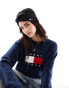 Tommy Jeans flag logo headband in black - фото #3