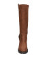 Фото #7 товара Women's Lorielle Lug Sole Wide Calf Tall Boots