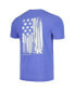Фото #3 товара Men's Royal Kentucky Wildcats Baseball Flag Comfort Colors T-shirt
