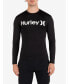 Фото #1 товара Свитшот спортивный Hurley мужской OAO Quick Dry Rashguard на длинный рукав