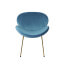 Фото #3 товара Обеденный стул Home ESPRIT Синий Позолоченный 63 x 57 x 73 cm