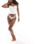 Wild Lovers Jennifer pointelle corset with bow details in white