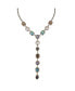 Glass Stone Y Necklace