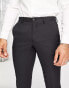 Jack & Jones Premium super slim fit stretch wool mix suit trousers in black