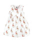 ფოტო #4 პროდუქტის Toddler Girls Cotton Dress and Cardigan 2pc Set, Fancy Rudolph