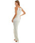 ფოტო #2 პროდუქტის Juniors' High Slit Asymmetrical Sequin-Trim Gown, Created for Macy's