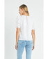 ფოტო #3 პროდუქტის Women's Textured Puff Sleeve Top