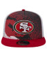 Фото #3 товара Men's Scarlet San Francisco 49ers Court Sport 9fifty Snapback Hat