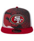 Men's Scarlet San Francisco 49ers Court Sport 9fifty Snapback Hat