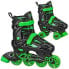 Фото #1 товара Roller Derby Green Wire Kids' Inline-Quad Combo Skates - Black/Green (2-12)