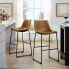 30" Faux Leather Barstool 2 Pack