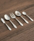 Фото #4 товара Swirl Sand 89-Piece Flatware Set, Service for 12