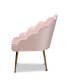 Фото #14 товара Furniture Cinzia Glam and Luxe Upholstered Seashell Shaped Accent Chair