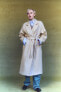 Фото #2 товара Пальто из смесовой шерсти с поясом ZARA