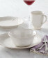 Фото #4 товара French Perle White 12 Pc. Dinnerware Set, Service for 4, Created for Macy's