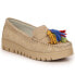 Фото #7 товара Leather loafers with fringes Filippo W PAW327A beige