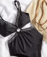 Фото #3 товара Women's Tell Me About It Stud One-Piece Swimsuit, Created for Macy's