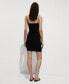 ფოტო #3 პროდუქტის Women's Short Knitted Dress