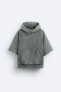 Boxy fit faded hoodie