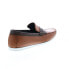 Фото #8 товара Bruno Magli Barca BARCA Mens Brown Leather Loafers & Slip Ons Penny Shoes 13