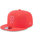 Фото #1 товара Men's Red San Francisco Giants Spring Color Basic 9FIFTY Snapback Hat